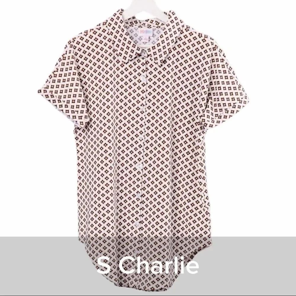 Lularoe Charlie Button Down Top - Size Small